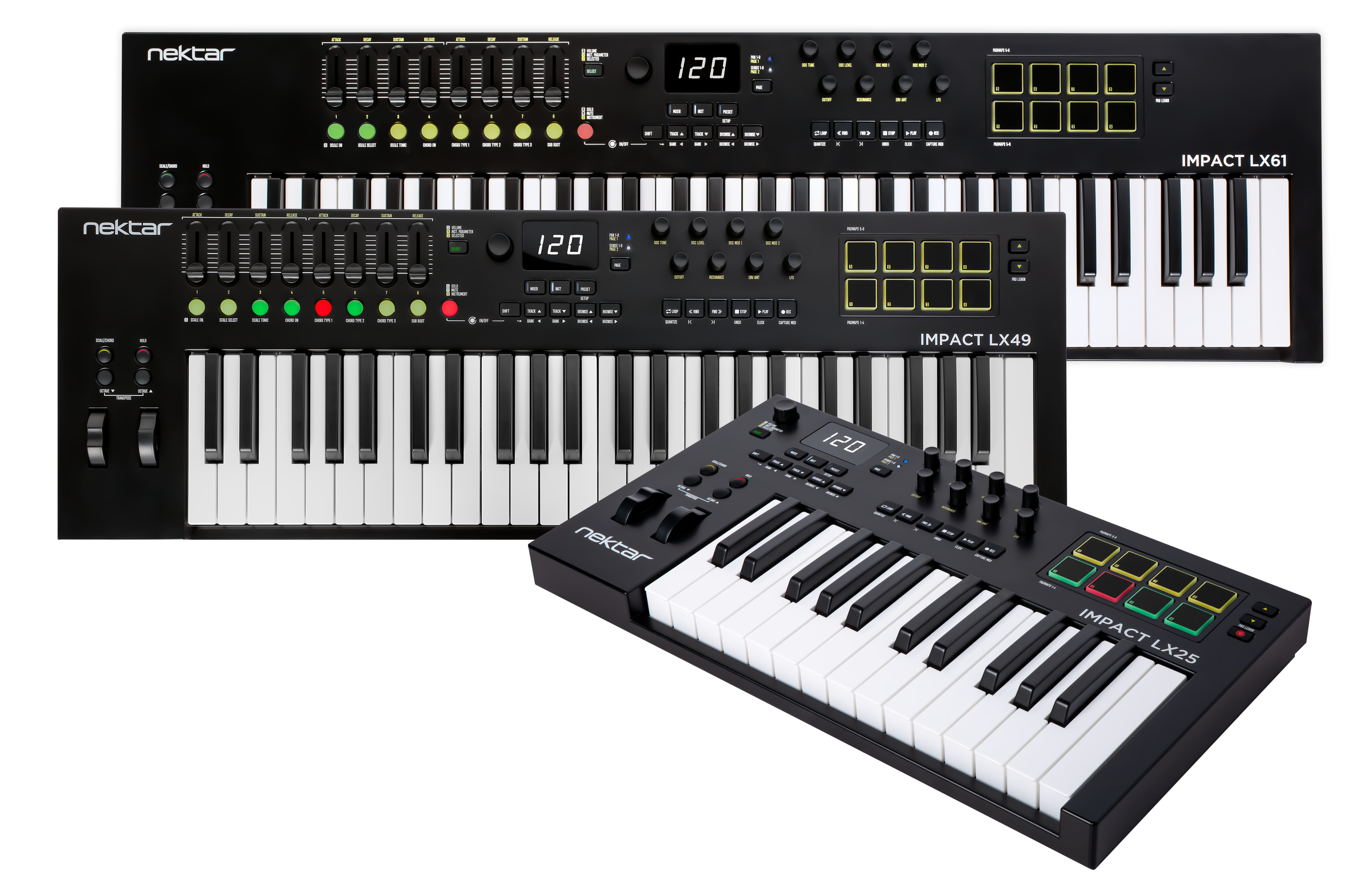 Nektar/IMPACT LX49+/MIDIキーボード Amazon.com: Nektar Impact LX49+ USB MIDI Controller Keyboard