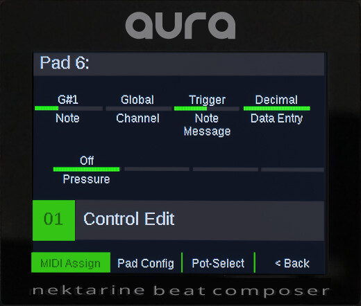 Aura Beat Composer ▷ MIDI Pad Controller | Create Beats - Nektar 