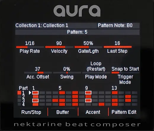 AURA BEAT COMPOSER - Boite à rythme