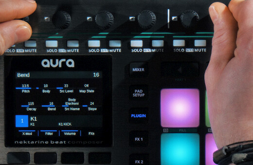 Aura Beat Composer ▷ MIDI Pad Controller | Create Beats - Nektar 