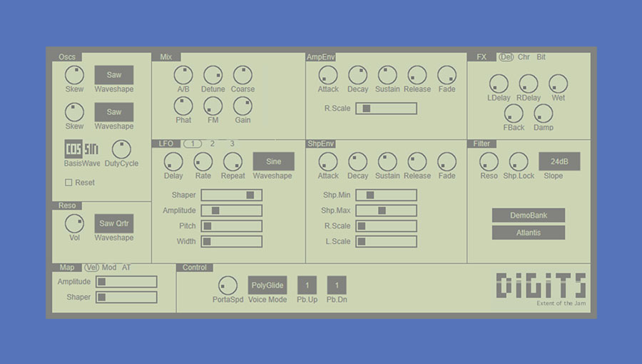 Free VST Instrument Digits