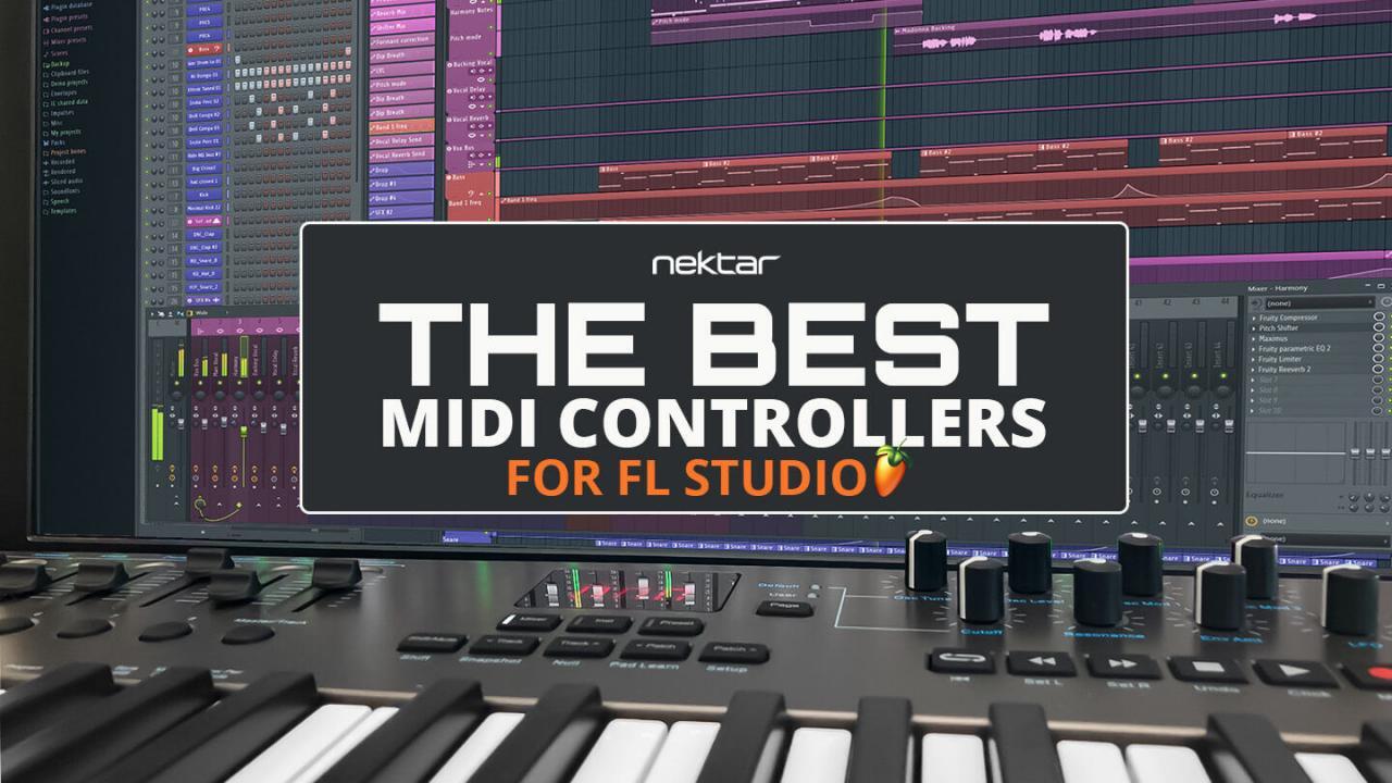 Best MIDI controller keyboards for FL Studio Nektar