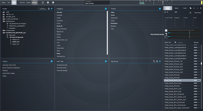 Nektarine Audio File Browser