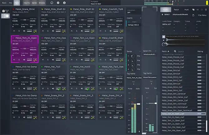 Nektarine Pads View Audio Browser