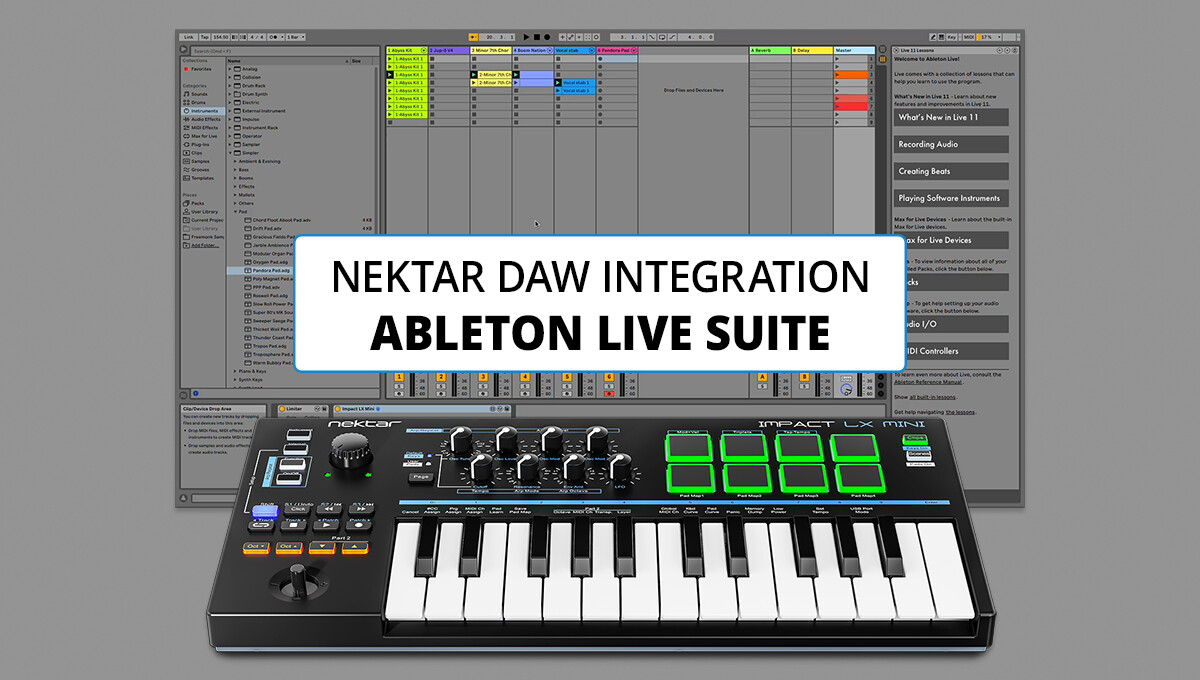 Ableton Live DAW Integration for LX Mini