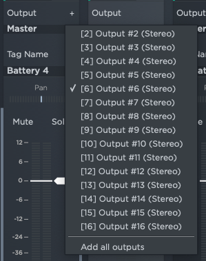 Nektarine multiout plugin channel creation
